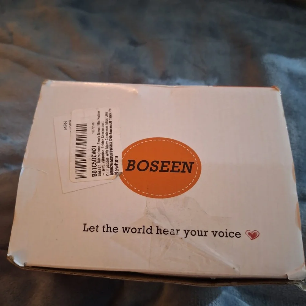 Boseen Microphone Shock Mount Mic Holder - Anti Vibration Spider Shockmount